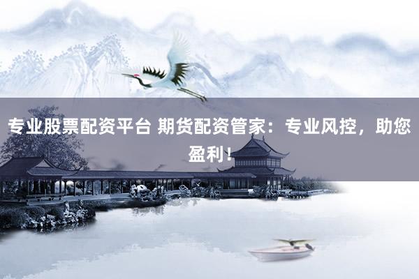 专业股票配资平台 期货配资管家：专业风控，助您盈利！