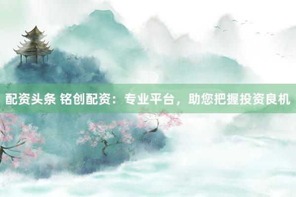 配资头条 铭创配资：专业平台，助您把握投资良机